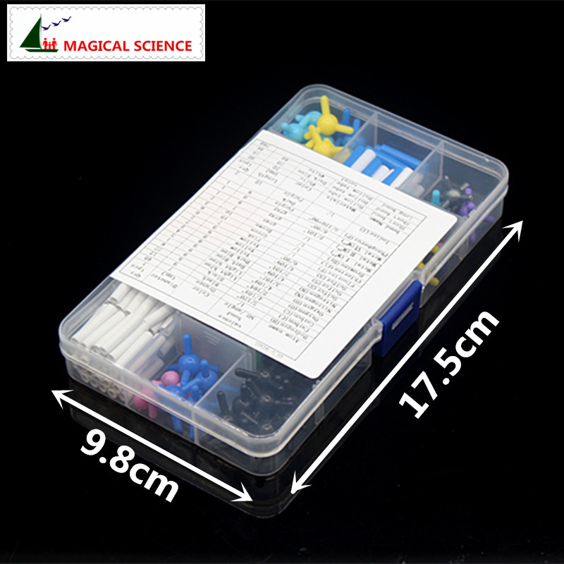 268pcs Molecular Model Set DLS-9268 Organic Chemistry Molecules Structure Model Kits For School Teaching Research 9mm Series