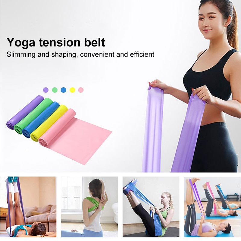 Yoga Tension bande équipement de conditionnement physique formation résistance bandes caoutchouc Yoga Fitness Tension boucles Sport équipement d'entraînement