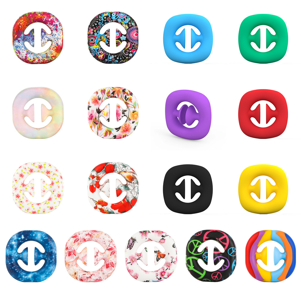 Hand Grip Squeeze Kleurrijke Resistance Bands Snapper Zintuiglijke Fidget Speelgoed Games Hand Grip Stress Angst Relief