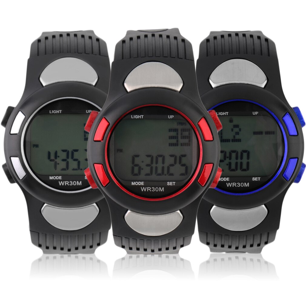 Infrared Digital HeartRate Monitor Watch Pulse Meter Sport Calorie Tester Business Casual !