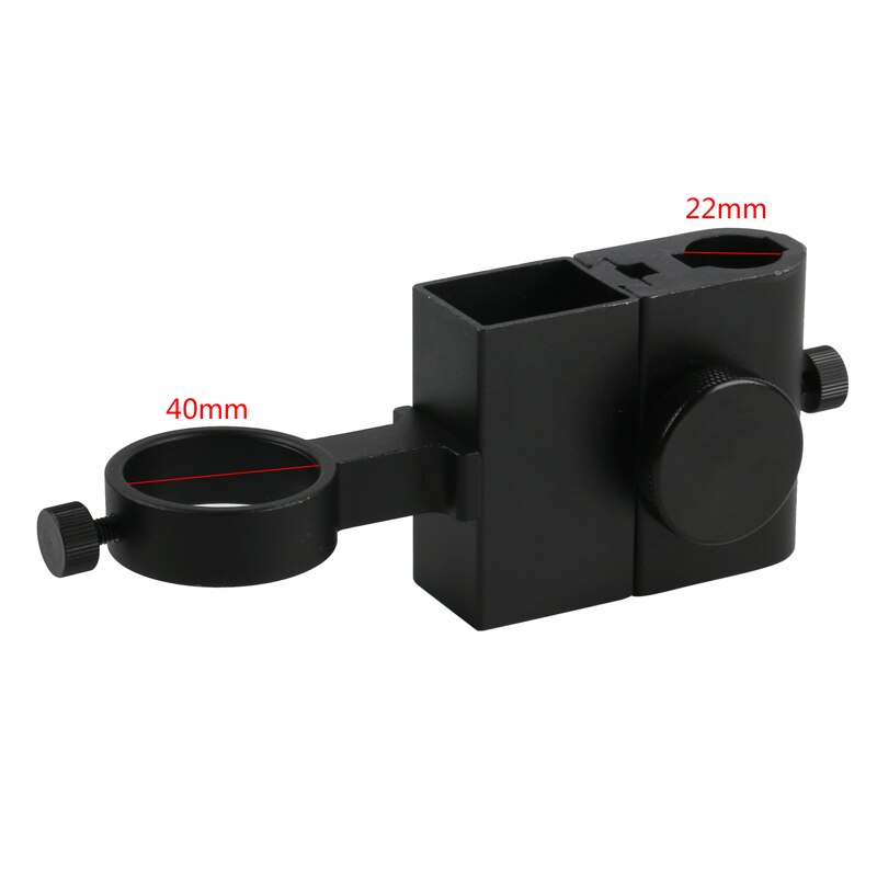 40mm Large Adjsutable Stereo Digital Industry Lab Microscope Lens Table Stand Dual Ring Holder