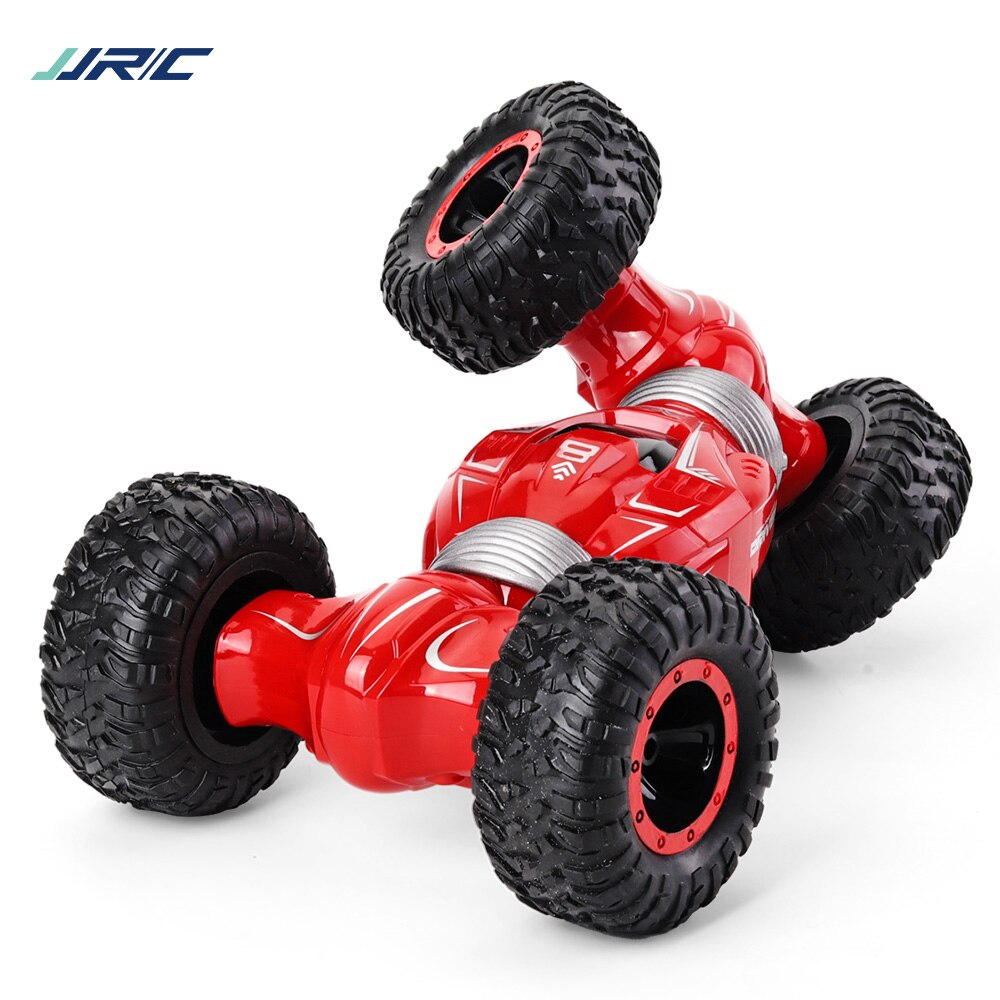 JJRC Q70 1:16 2,4 GHz 4WD Wüste Straße hoch Geschwindigkeit Klettern 3 Batterien Radio Kontrolle RC Auto Fernbedienung Fahrzeug Modell: rot