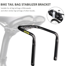 Cykelsadel stabilisator fäste baksätes monteringsfäste cykel bagagehållare stöd hylla cykeltillbehör
