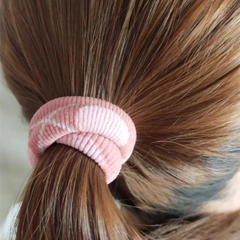 5 uds. De coleteros simples para mujeres y niñas, bandas elásticas de goma para el cabello, accesorios, lazo, Anillo para el cabello, tocado de cuerda, tocados, soporte para cola de caballo