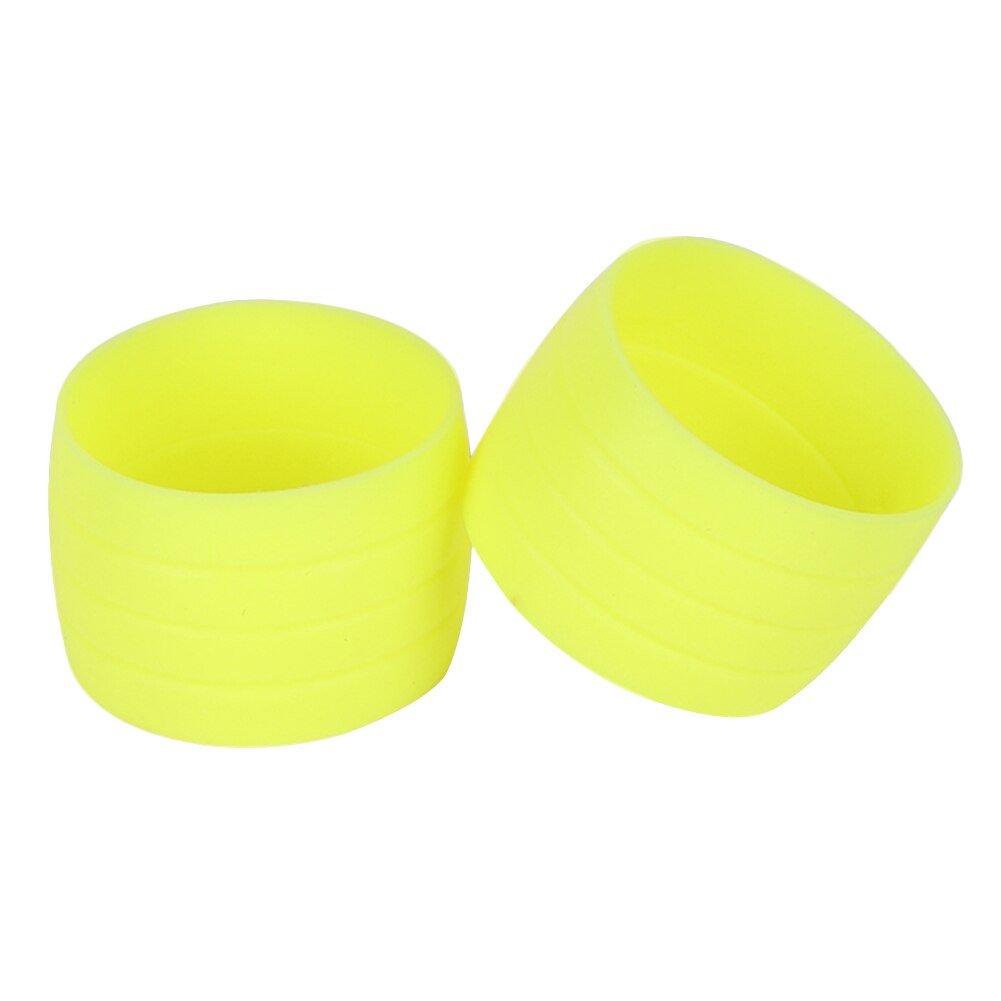 1 Paar Fietsen Siliconen Plug Fiets Rem Stuur Gesp Mouw Vaste Ring Fietsen Draagbare Stofdicht Fietsen Onderdelen: Yellow