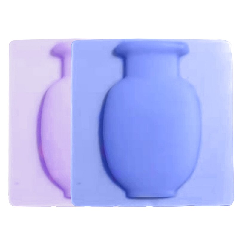 Wall Hang Silicone Sticky Vase Rubber Silicone Sticky Flower Container Floret Bottle for Home Offices Wall Decorations decorati