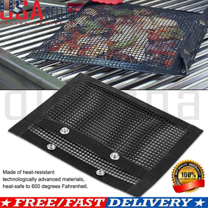 Non-Stick Mesh Grilling Bag Outdoor Picnic Tool Bolsa De Barbacoa Reusable and Easy to Clean Non-Stick BBQ Bake Bag