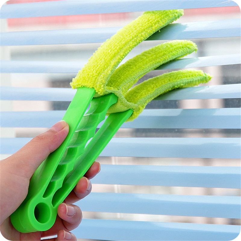 Multifunctionele Reiniging Brushs Voor Jaloezieën Airconditioning Sluiter Borstel Hoeken Kloof Wasbaar Reinigingsborstel Clip Tool