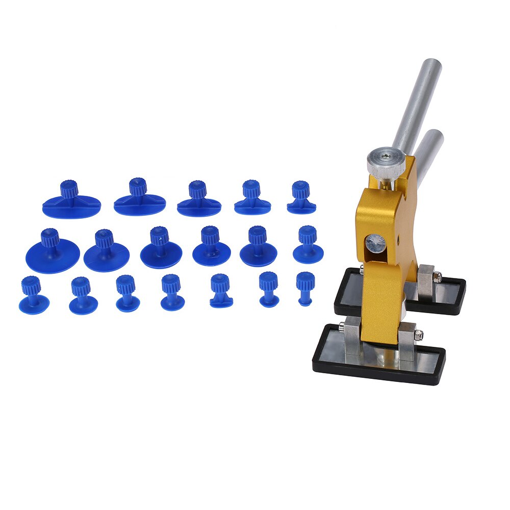 Auto Wastafel Reparatie Tool Auto Reparatie Plaatwerk Deuk Reparatie Zuig Sucker Bult Reparatie 18Pcs Kussen Auto Depressie Reparatie gereedschap: Default Title