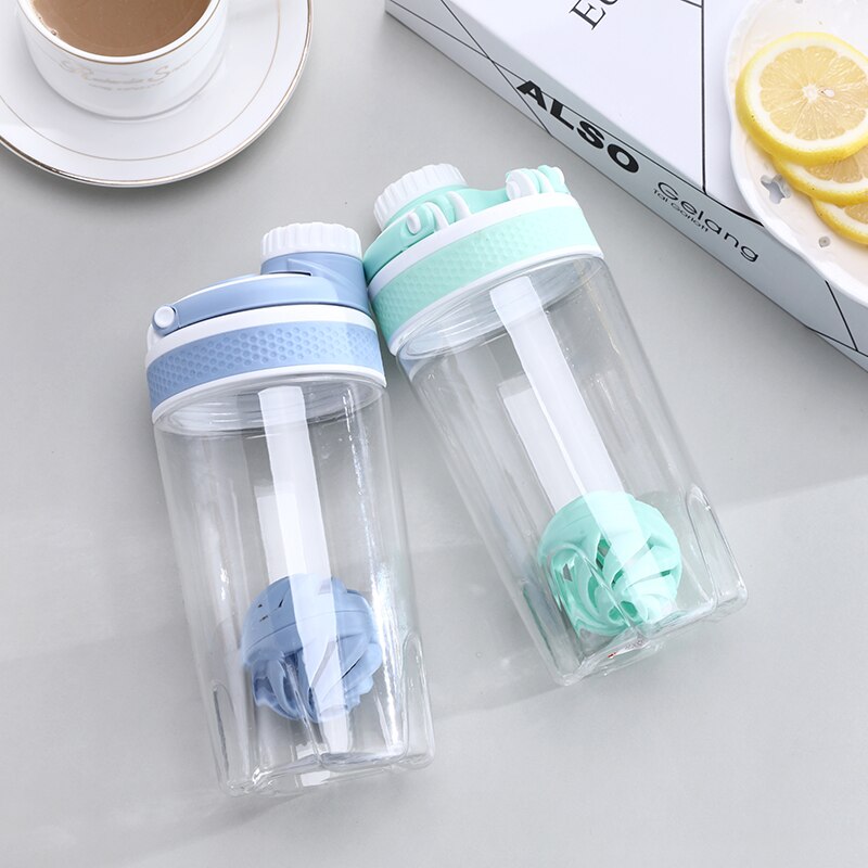 750ML Protein Powder Shake Bottle Mixing Bottle Sports Fitness Protein Shaker Sports Drinking Bottles With Handle