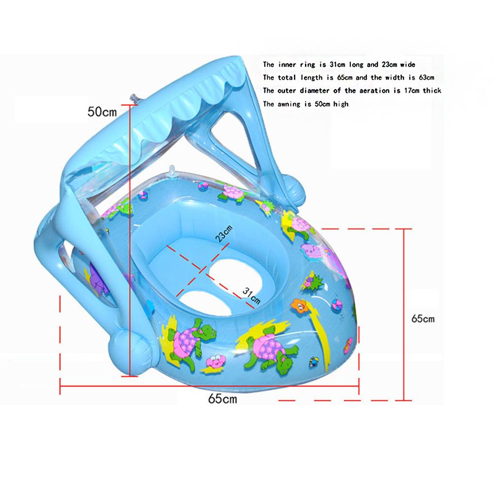 Baby pool flyder tegneserie gummibåd børn oppustelig swimmingpool liggestole baby sommer sjov udendørs pool legetøj flydeflåde