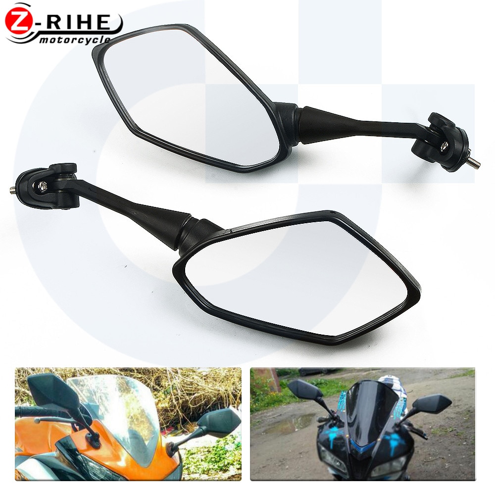 Motorcycle Bike Rearview Mirror Side Mirror Black For Suzuki GSXR GSX-R 750 1000 K1 K3 K4 K5 K6 K7 K8 K9 GSX bandit 1200 SV 650