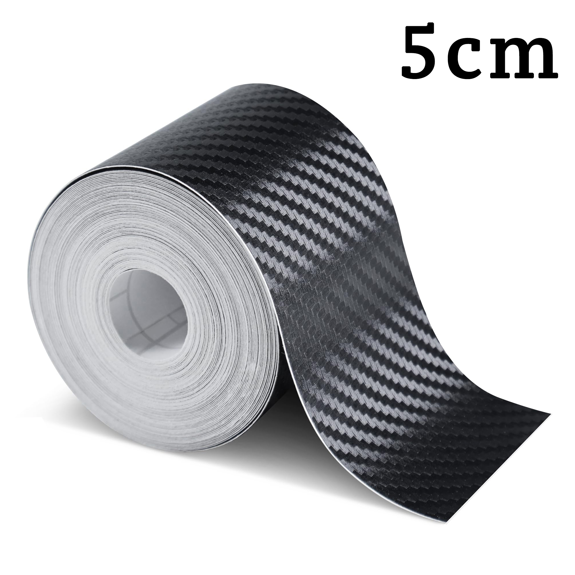 1-10m Autocollant de bande 3D voiture en fibre carbone, pâte miroir porte, protection bricolage, film adhésif étanche adhésifs Adhésive Nano pour Rétroviseur et Protecteur Imperméable DIY: L / Or