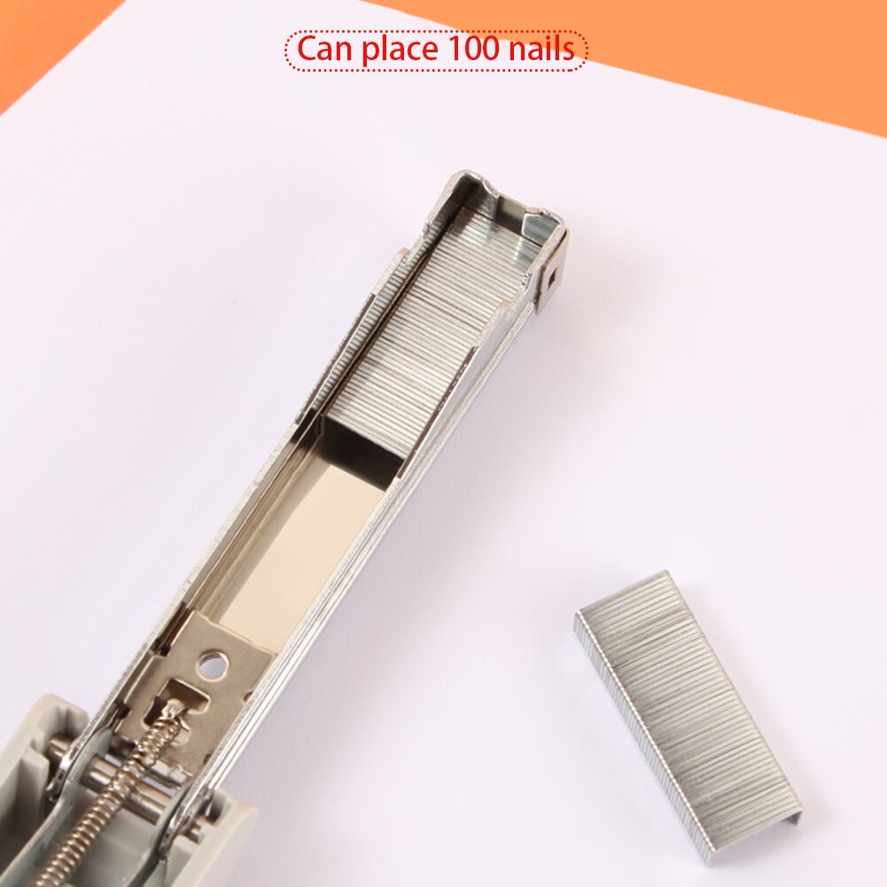 Rotary Stapler Easy Operate 25 Sheet Binding Supplies A4 Paper Desktop Book Sewer Heavy Duty Bookbinding Machine Portable Manual