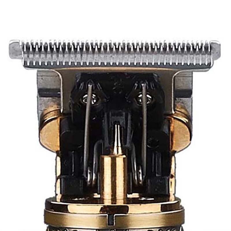 Usb Oplaadbare Tondeuse Elektrische Cordless Skelet Tondeuse Scheerapparaat Trimmer Mannen Kapper Haar Snijmachine 0Mm Scheermes
