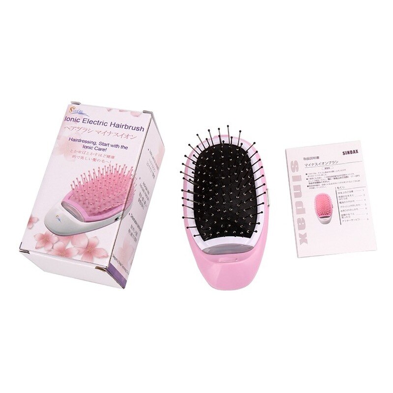 Brosse magique ionique électrique pour Massage du cuir chevelu, peigne antistatique, lisse, Portable, Ion négatif, pour coiffer les cheveux