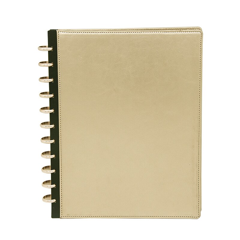 Fromthenon A4-cuaderno con agujeros de seta, organizador, cubierta, sistema de encuadernación de anillos de disco, accesorios, papelería para oficina y escuela