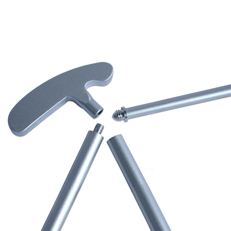 Golf 2PCS/Pack Two-Way Putter Club for Right or Left Handed Golfers Foldable Alloy Rod Head Kids Adults Golf Putter - 34" Length