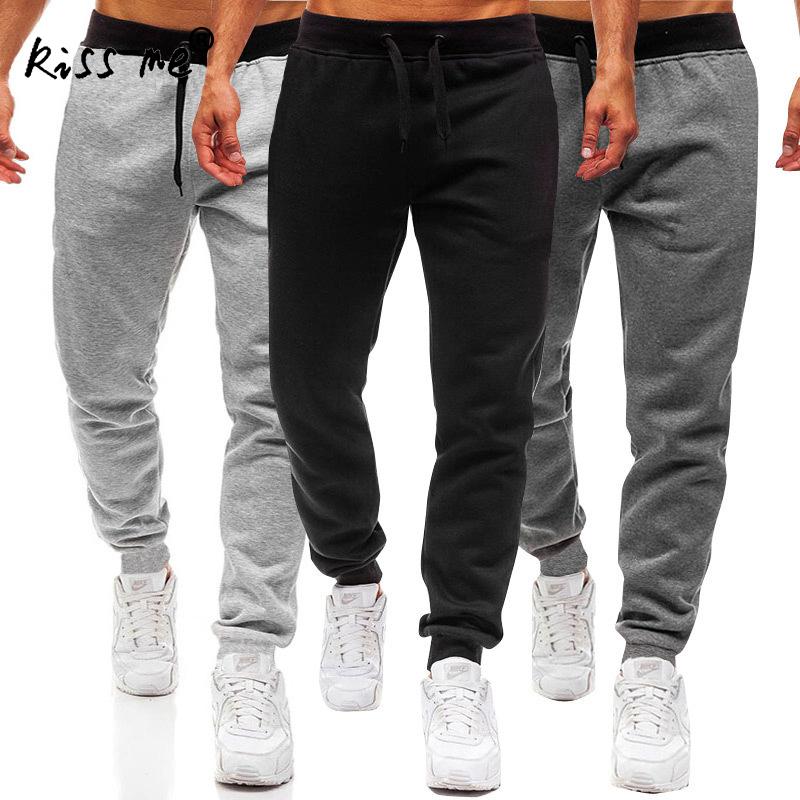Bomuld herre sportsbukser løse løbebukser løse gym shorts løbe fitness bukser herre åndbar solid sportstøj
