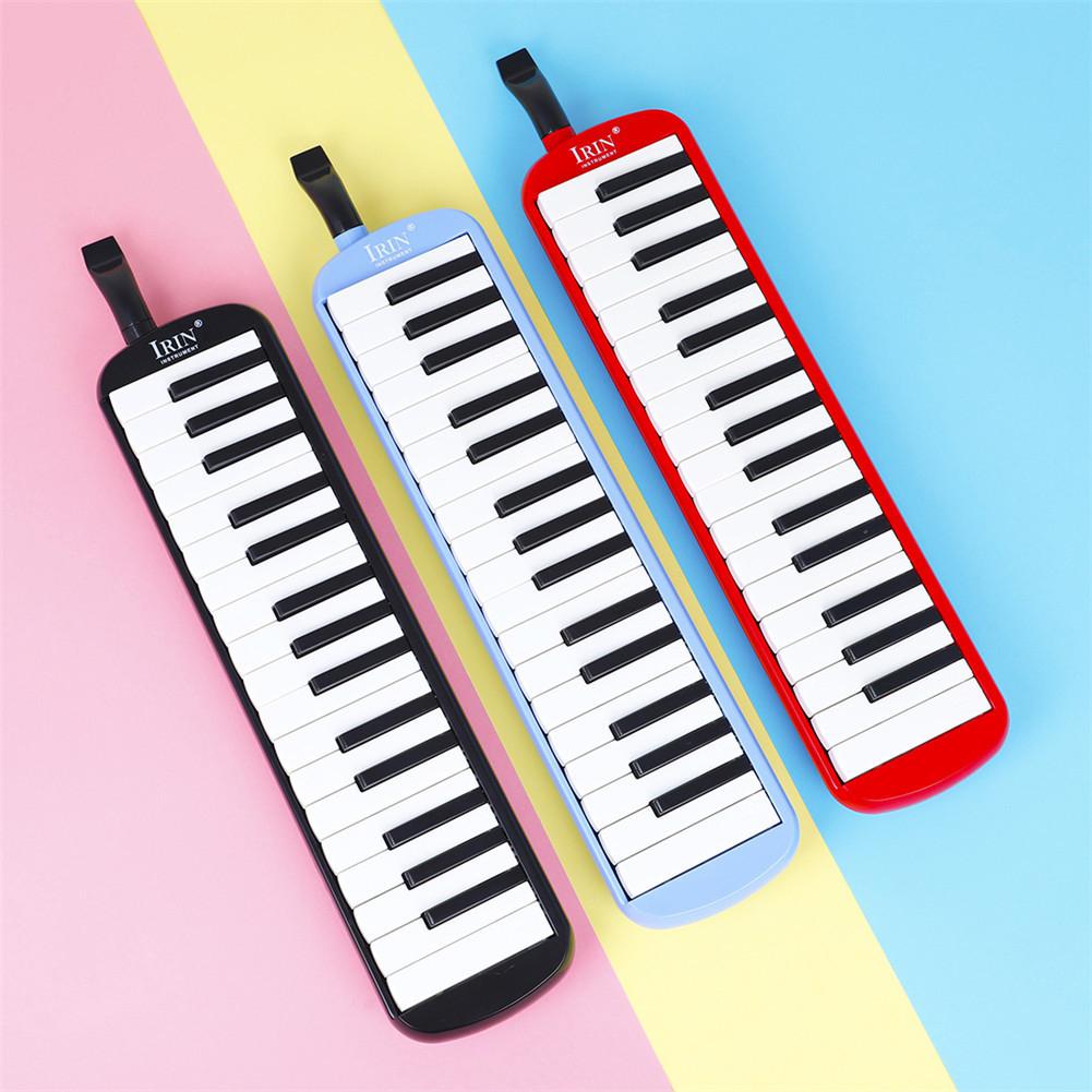 IRIN 32-schlüssel Melodica Klavier Professionelle Spielen Tastatur Musical Instrument Mundstück + Lange Schlauch freundlicher verrotten/blau/rosa/schwarz