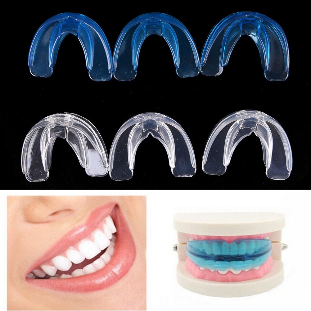 Tandkorrekt silikone ortodontisk apparat justering tand tænder til for tænder lige / justering pleje boxin tyggegummi skjold