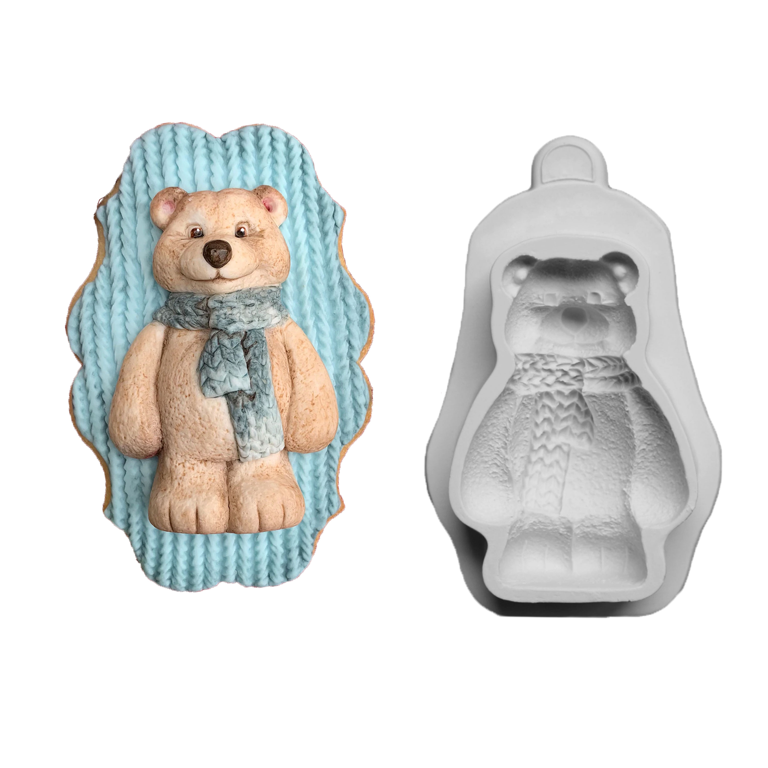 Tomteserien ren &amp; tomte &amp; isbjörn silikonform fondant tårtdekorverktyg gumpaste sugarcraft chokladformar bakverktyg