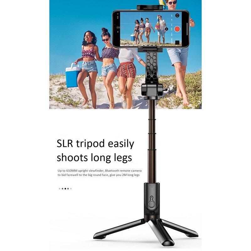 GS30 Single-Axis Smart Stabilizer, Phone Anti-Shake Stabilizer, Handheld Tripod Selfie Stick, for 65-96mm Mobile Phones