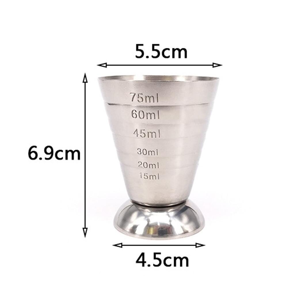 TIPO 1) 304 Tazza da Misura once Jigger Cocktail Acciaio Inox 304 EUR