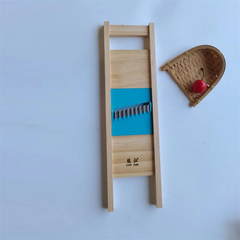 Frites rist rustfritt potet rist stål potet kjøkken tre hjem chip strimle potet grønnsak fransk gadget kutter rivjern slicer