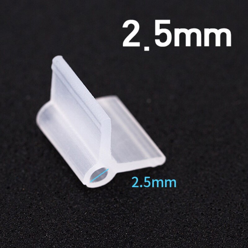 Clip para Injerto de plantas, macetas de plástico para jardín, tomate, flores, horticultura, 100 Uds.: 2.5mm
