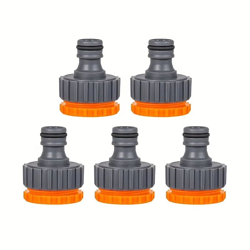 3/5/10- stk. kranadaptere med innvendig gjenge ,  - 1/2 " og 3/4 " hurtigkobling for krankoblinger for hage-/vanningssystemer: Gull