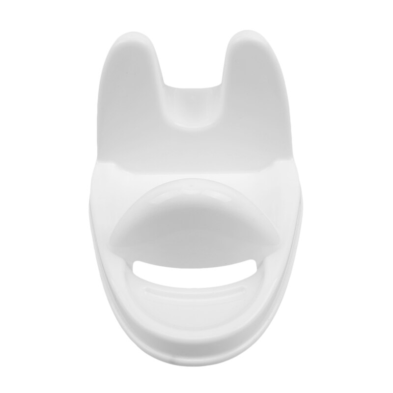 Praktische keuken kookgereedschap pot pan deksel schaal standaard houder antislip beugel hakblok opberghouder rek gereedschap: Wit