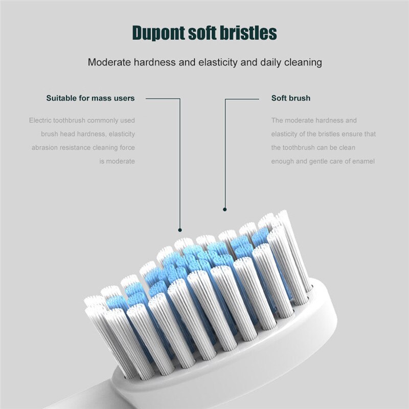 1 Set Adult Timer Brush No Rechargeable Tooth Brushes Replacement Heads Set Battery Operated Oral Hygien Teeth