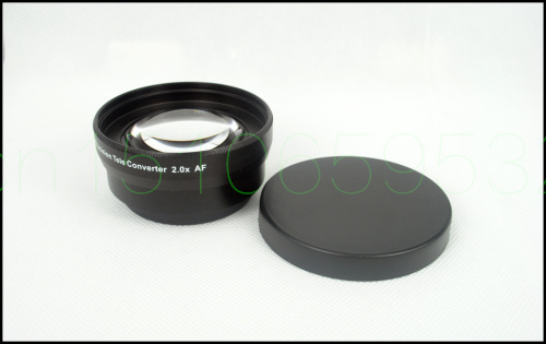 Objetivo teleobjetivo de 49mm 2.0x para cámara Digital DSLR 49 2,0 negro