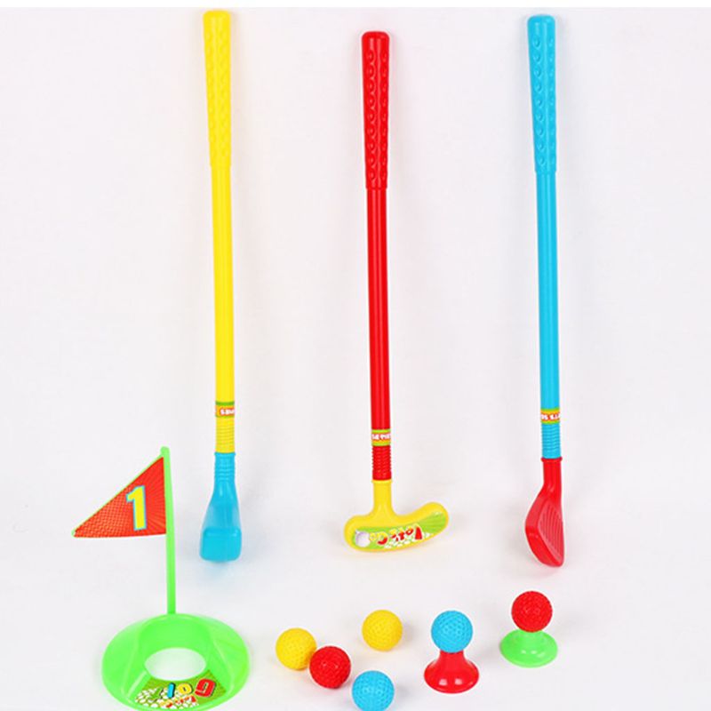 Kids Golf Set Plastic Mini Putter Golf Club Speelgoed Kind Buitenshuis Grappige Sport Game T5EC