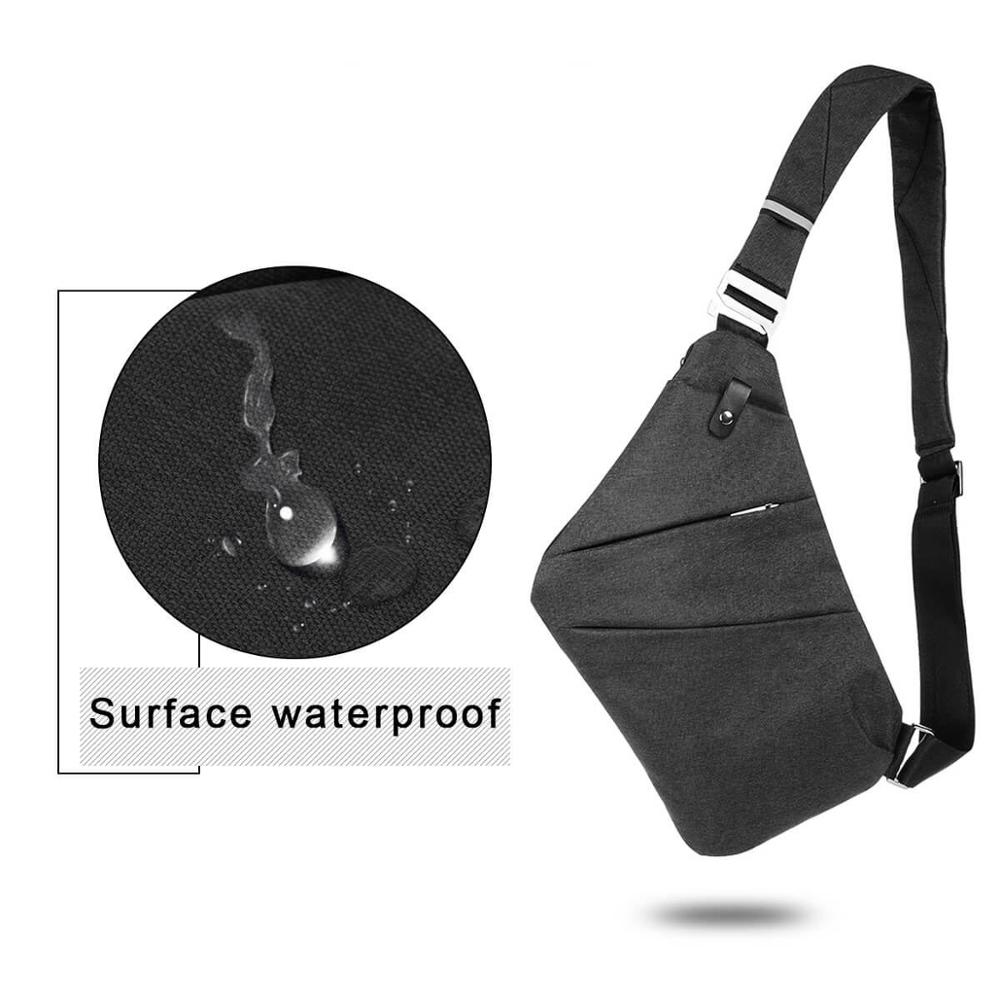 Osoce Anti-Diefstal Crossbody Bag Schoudertas Sling Borst Bag Waterdichte Cover Pack Rugzak Fiets Sport