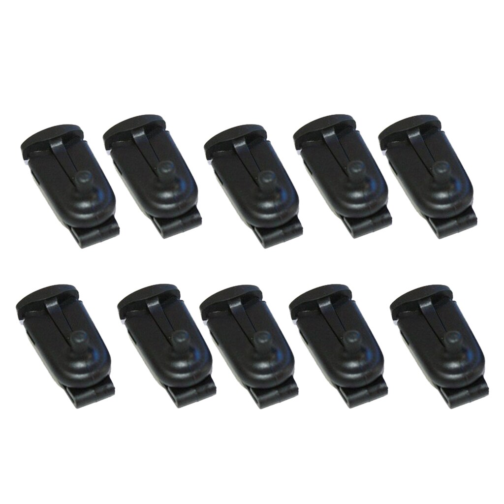 10 Pieces Belt Clip For Motorola Talkabout 2 Way Radios Walkie-talkie Black