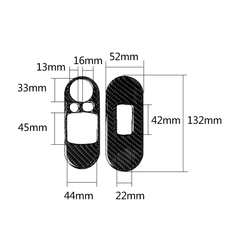 Door Window Lifter Switch Control Panel Interior Trim Decal for Mini Cooper F56