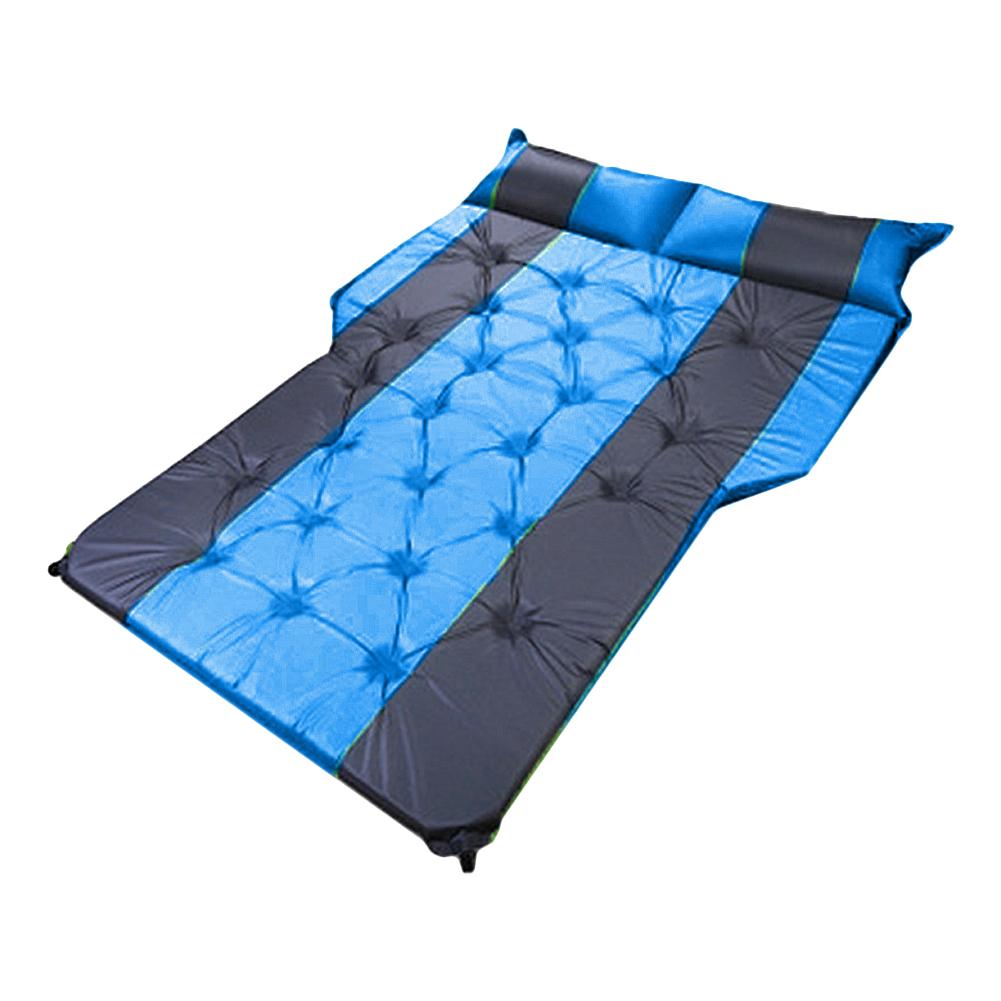 Cama inflable para coche SUV y todoterreno, colchón de aire de viaje para parte trasera, accesorios para acampar: Azul
