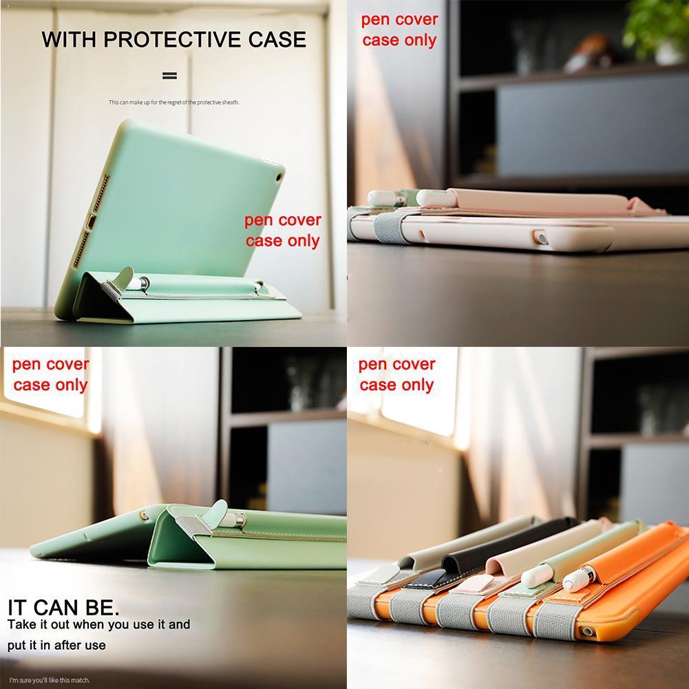 Étui en cuir pour stylet apple pencil 1/2, ipad pro, stylet tactile, housse de protection, étui externe portable  a1 u 6