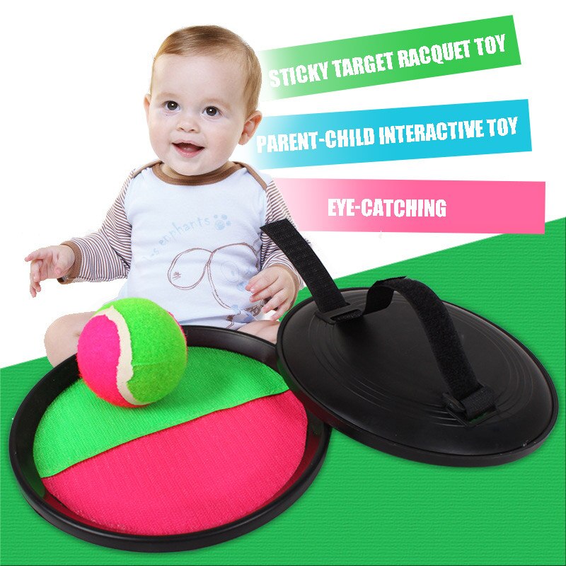 Kleverige Bal Batstoy Set Gooien En Vangen Outdoor Sport Catch Ball Game Set Rw