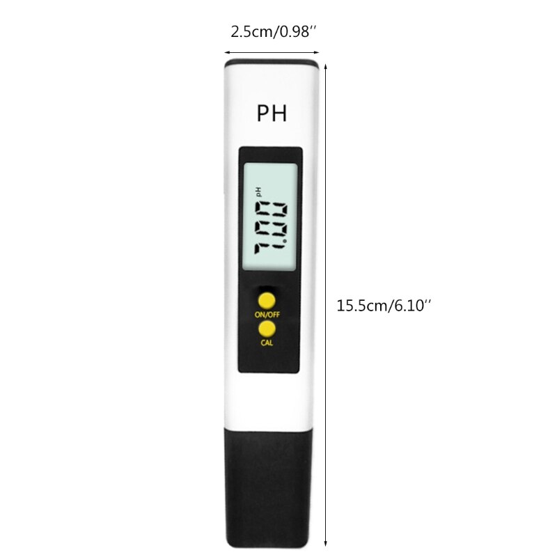 Portable Digital PH Tester Meter Measurement Range for Aquarium Water Monitor
