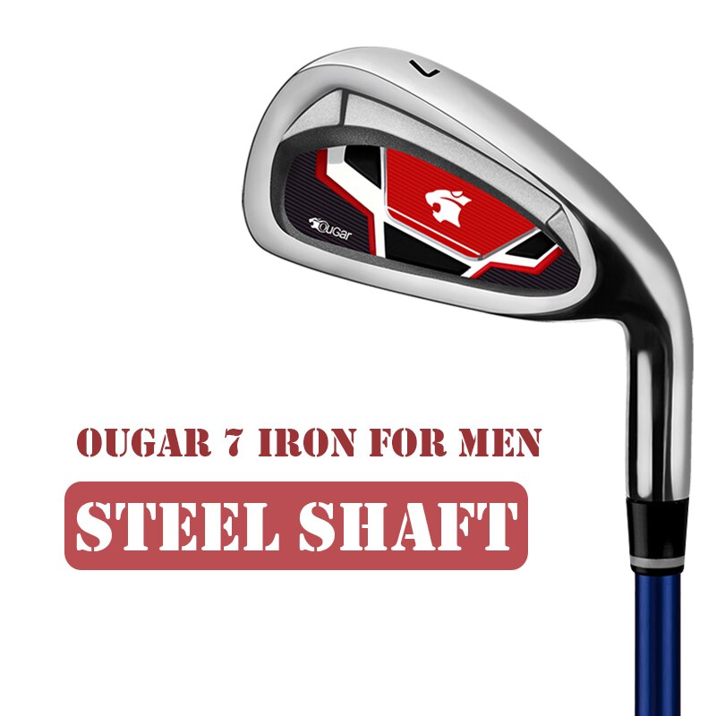 TTYGJ Golf Club for Men or Women Choice for Beginner No. 7 Iron Practice Clubs with Steel Shaft or Graphite Shaft: Men-Steel