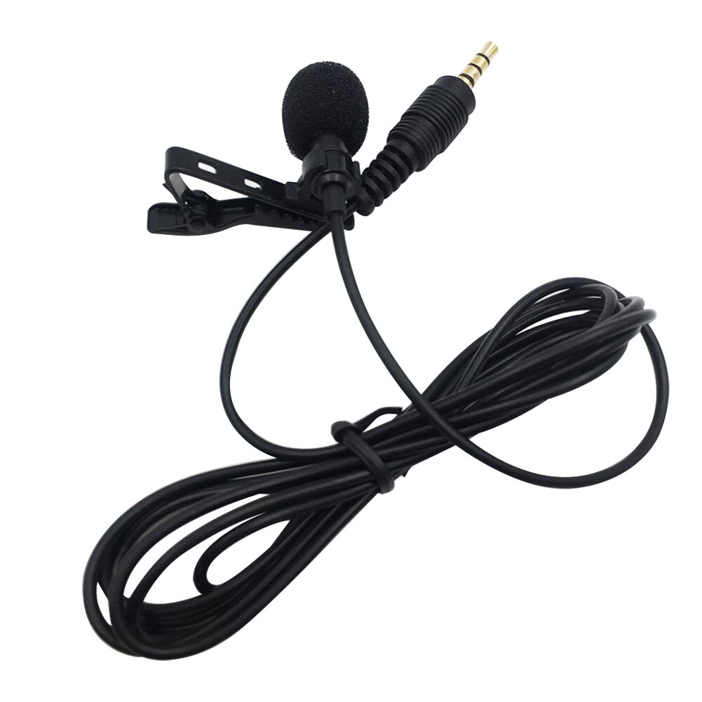 1/2 Pcs Microfoon Clip-On Lavalier Lezingen Microfono Voor Spreken Toespraak Mobiele Telefoon Lange Kabel Kraag Clip Tie Revers