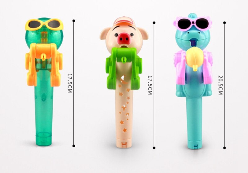 Funny Personality Toy Cool Lollipop Robot Lollipop Holder Decompression Toys for Children Decompression Candy Dustproof