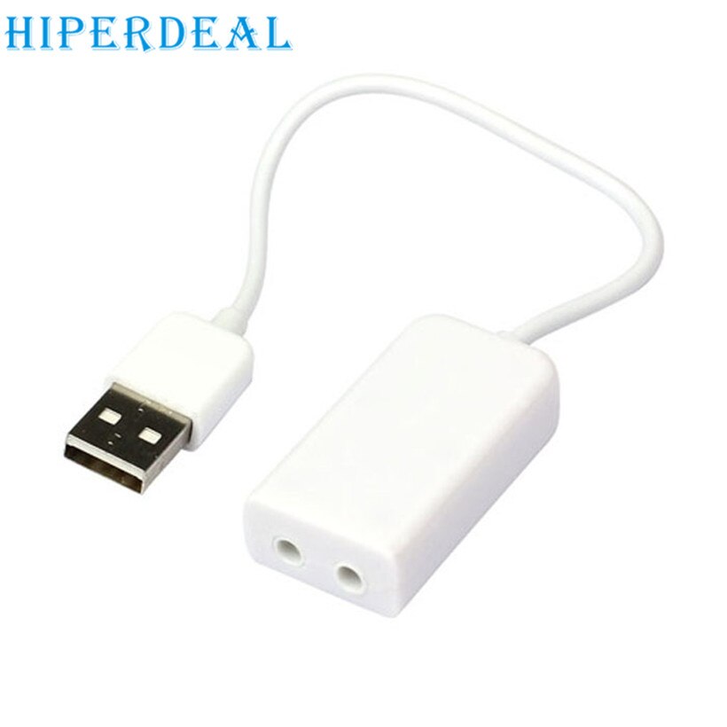 20cm 7.1 Channel Usb 2.0 External Sound Card W/3.5mm Stereo Mic Audio Adapter Converter 3d Sou