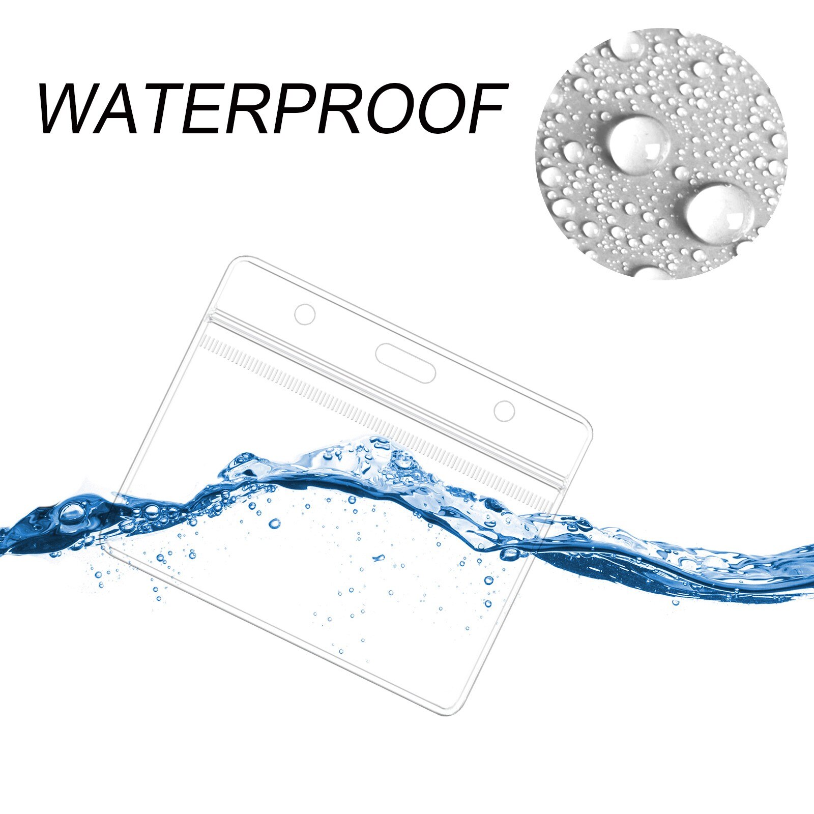 Gezondheid Kaart Vaccin Kaart Beschermhoes Waterdichte Pvc Zachte Kaart Case