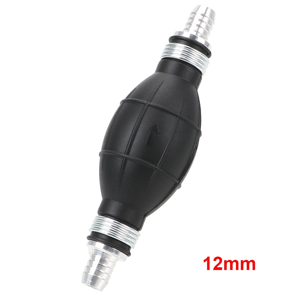 6mm 8mm 10mm 12mm Line Hand Primer Bulb Rubber Aluminum Hand Fuel Pump For Car Boat Outboard Fuel Pump All Fuels Length Used: 12mm