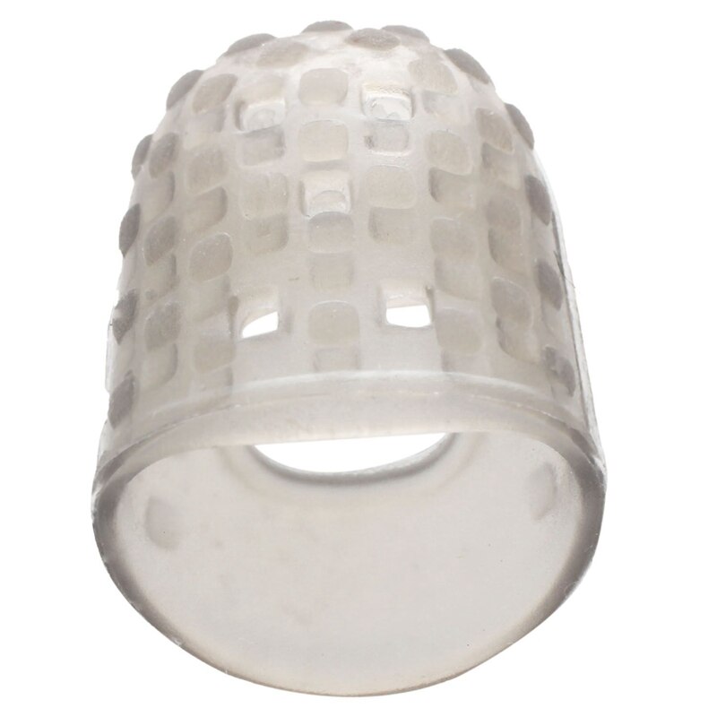 8Pcs Zachte Siliconen Gitaar Duim Vinger Picks Protector Vingertoppen (Grijs Xxs)