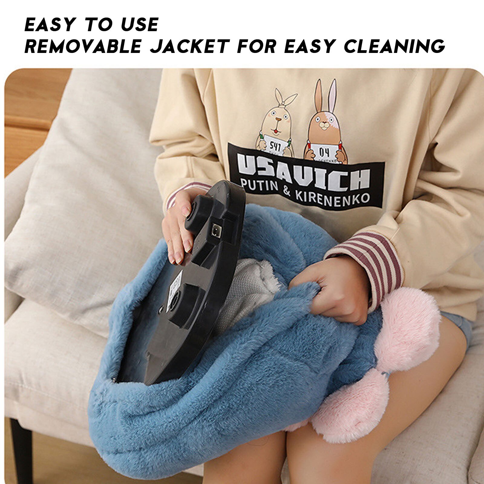 Pantofole scaldapiedi riscaldate a piede elettrico 220v scaldapiedi portatili con cuscino riscaldante elettrico cuscino peloso caldo per i piedi